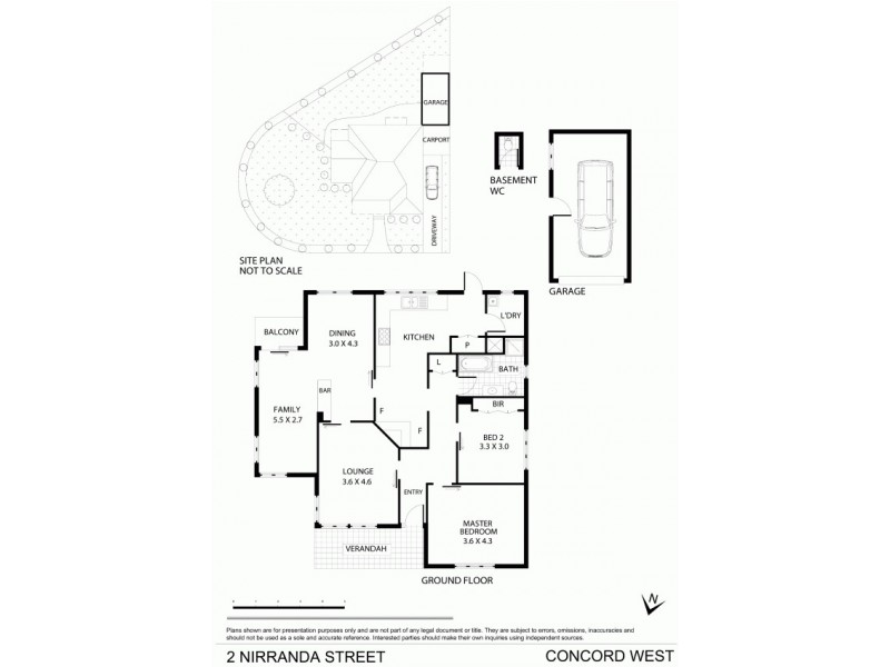 2 NIRRANDA STREET, Concord West NSW 2138 Floorplan