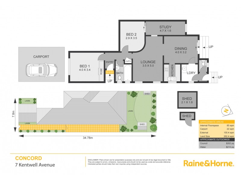 7 Kentwell Avenue, Concord NSW 2137 Floorplan