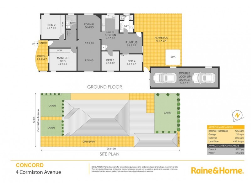 4 Cormiston Avenue, Concord NSW 2137 Floorplan