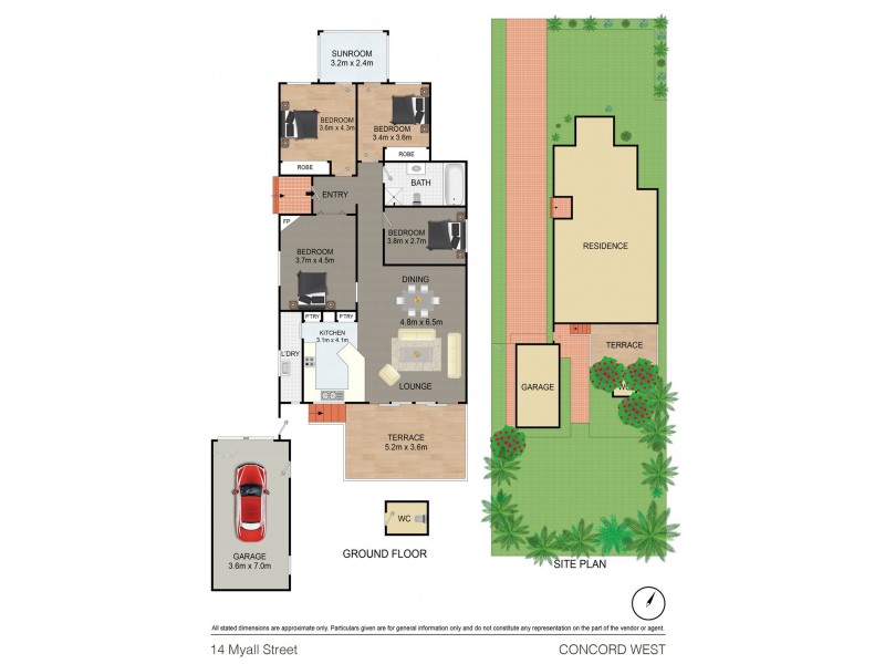 14 Myall Street, Concord West NSW 2138 Floorplan