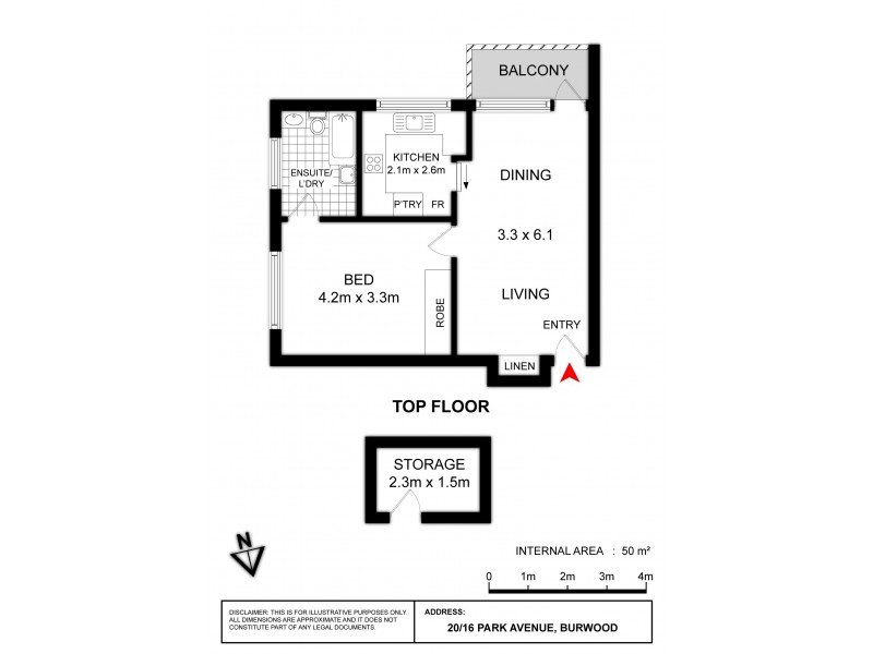 20/14-16 Park Avenue, Burwood NSW 2134 Floorplan