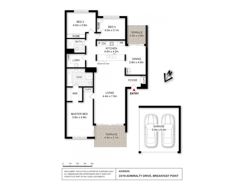 23/18 Admiralty Drive, Breakfast Point NSW 2137 Floorplan