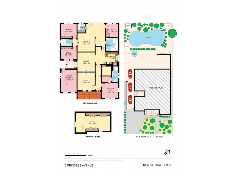 3 Princess Avenue, North Strathfield NSW 2137 Floorplan