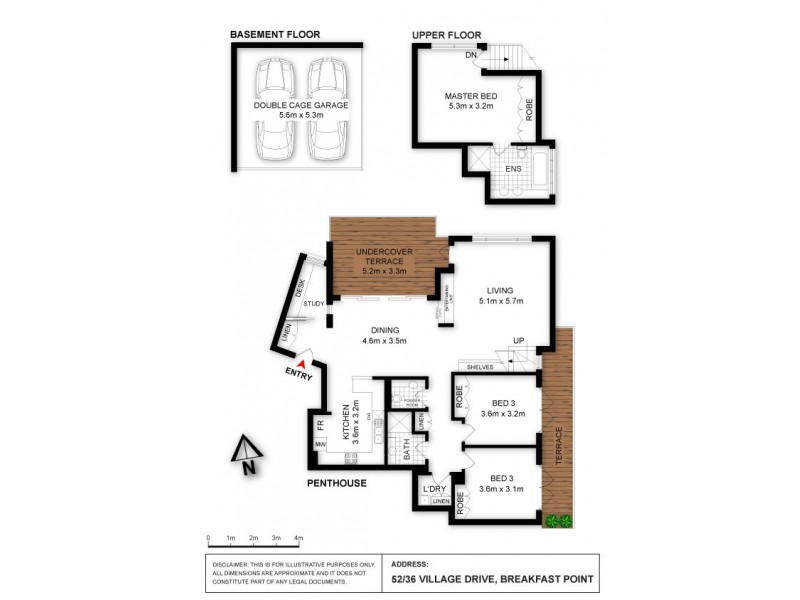 52/36 Village Drive, Breakfast Point NSW 2137 Floorplan