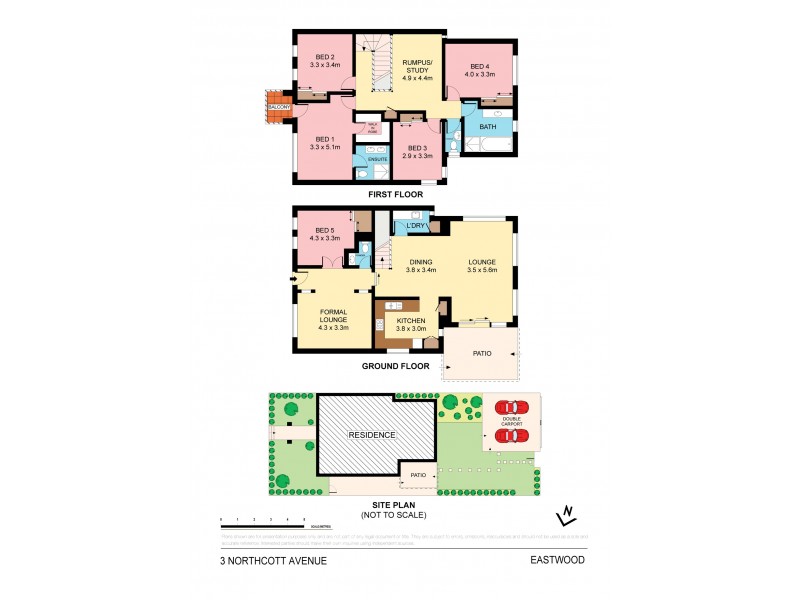 3 Northcott Avenue, Eastwood NSW 2122 Floorplan
