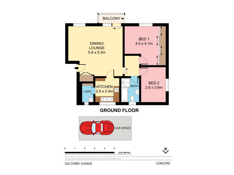 12/2 Corby Avenue, Concord NSW 2137 Floorplan