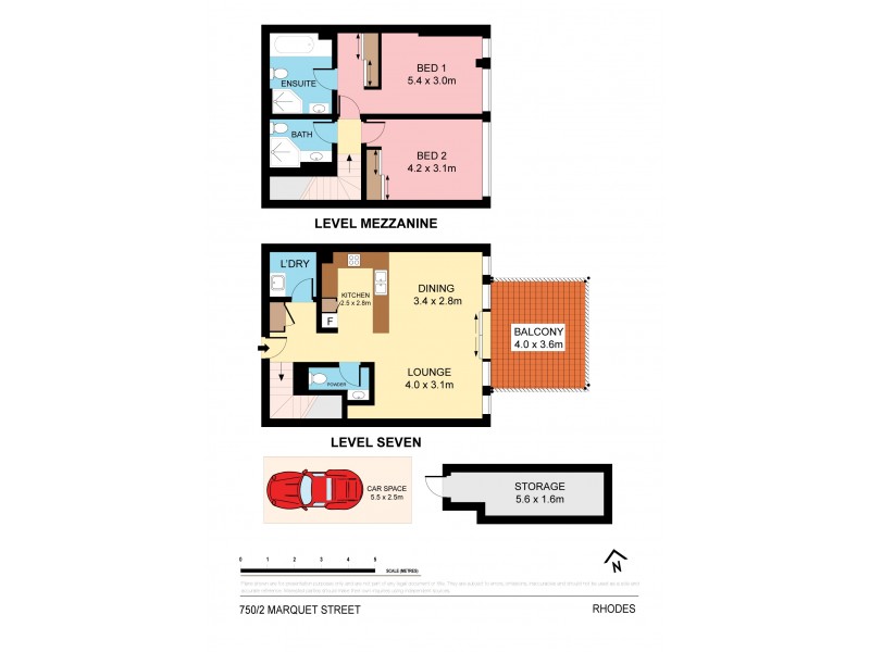 750/2 Marquet Street, Rhodes NSW 2138 Floorplan