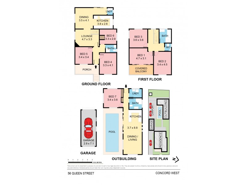 56 Queen Street, Concord West NSW 2138 Floorplan