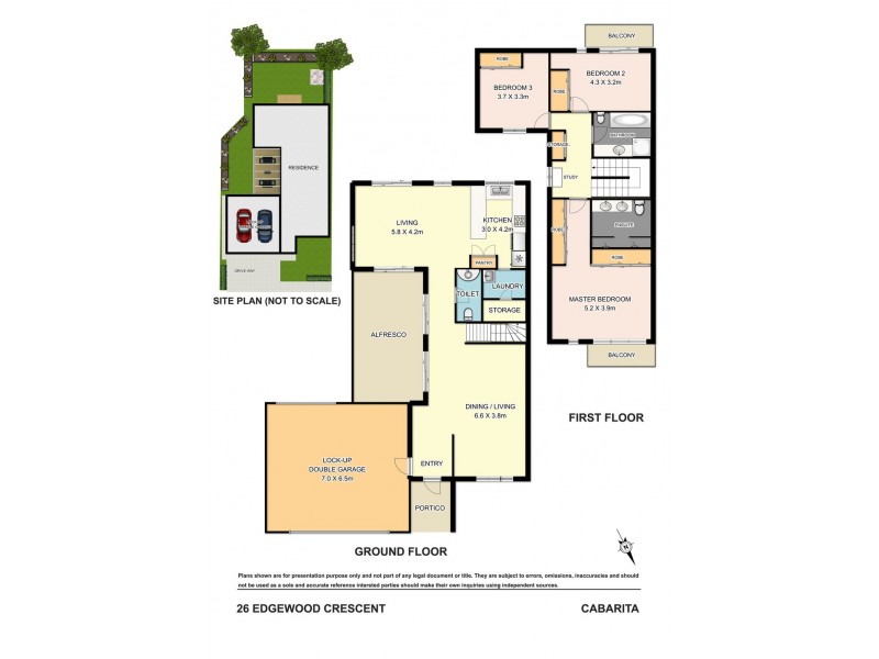 26 Edgewood Crescent, Cabarita NSW 2137 Floorplan