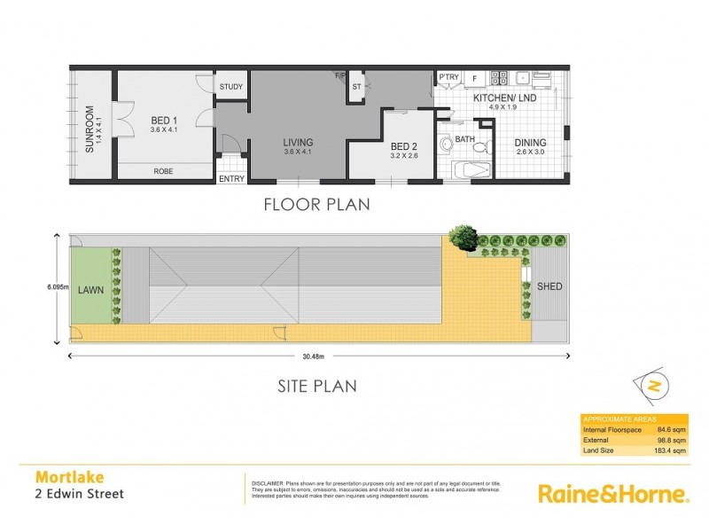 2 Edwin Street, Mortlake NSW 2137 Floorplan