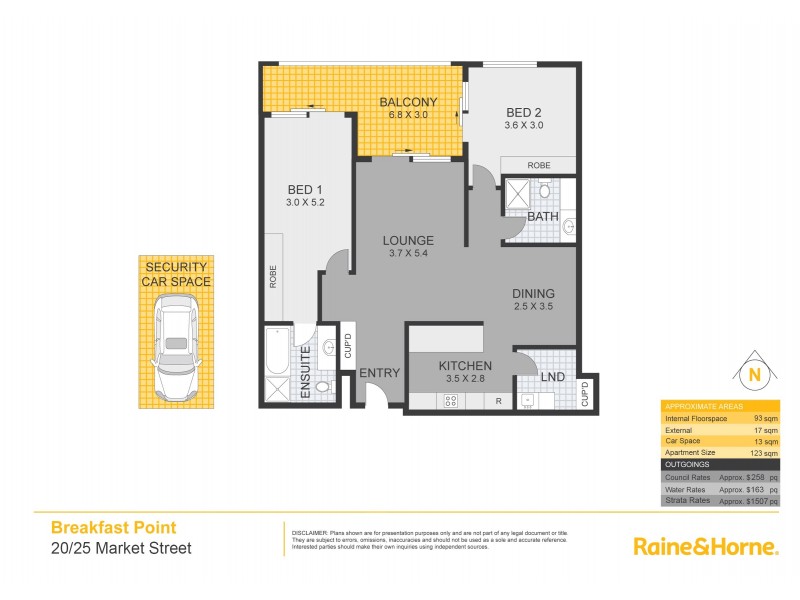 20/25 Market Street, Breakfast Point NSW 2137 Floorplan