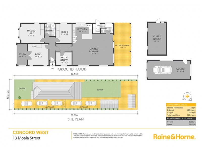 13 Moala Street, Concord West NSW 2138 Floorplan
