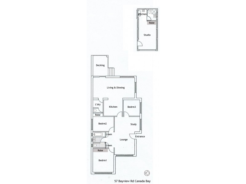 57 Bayview Road, Canada Bay NSW 2046 Floorplan