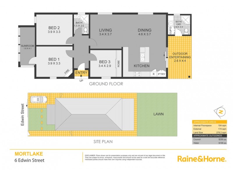 6 Edwin Street, Mortlake NSW 2137 Floorplan