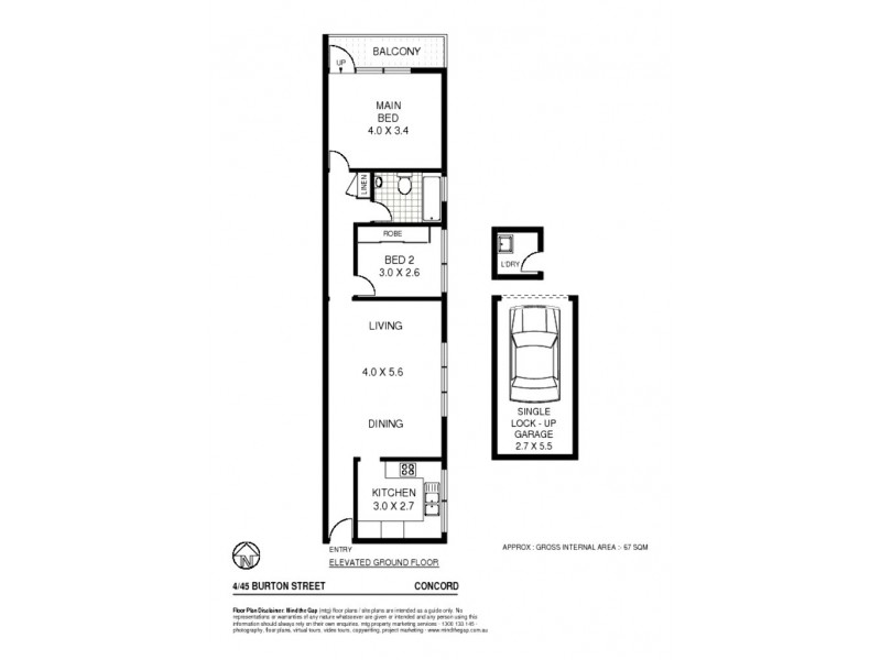 4/45 Burton Street, Concord NSW 2137 Floorplan