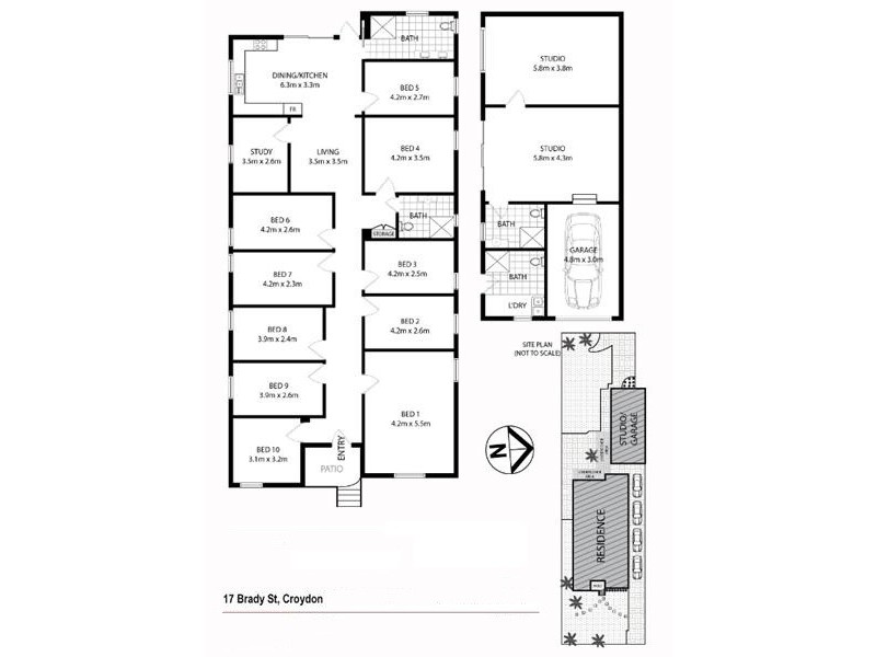 17 Brady Street, Croydon NSW 2132 Floorplan