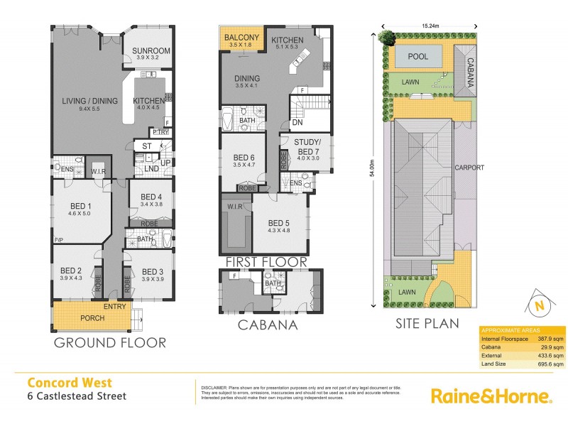 6 Castlestead Street, Concord West NSW 2138 Floorplan