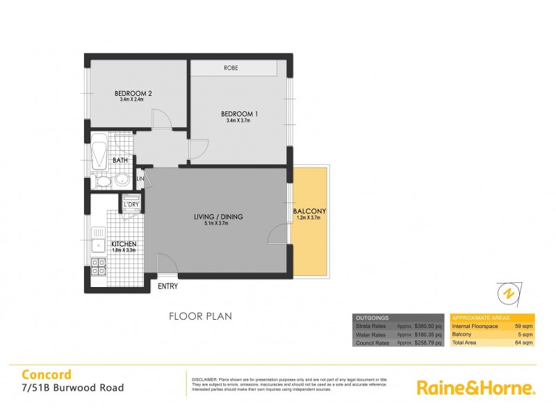 7/51B Burwood Road, Concord NSW 2137 Floorplan
