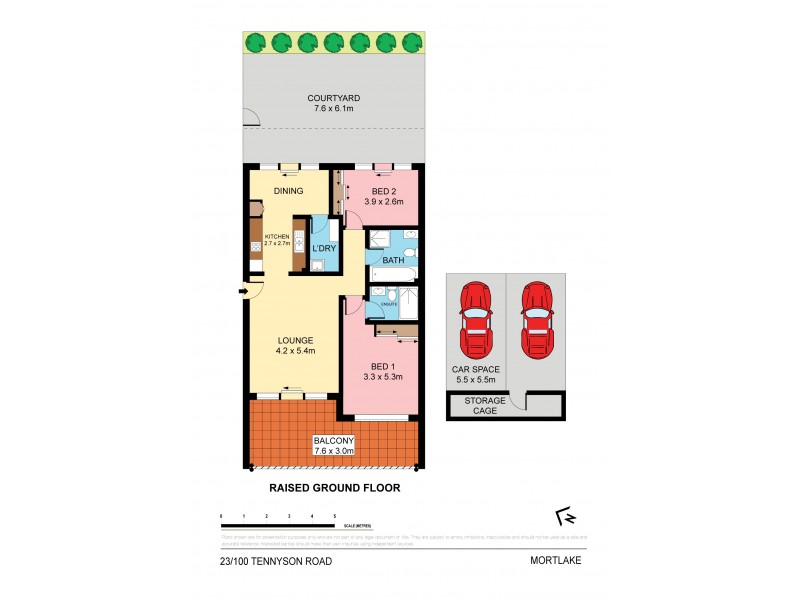 23/100 Tennyson Road, Mortlake NSW 2137 Floorplan