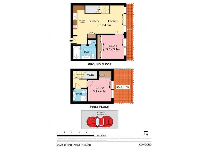 24/29-45 Parramatta Road, Concord NSW 2137 Floorplan