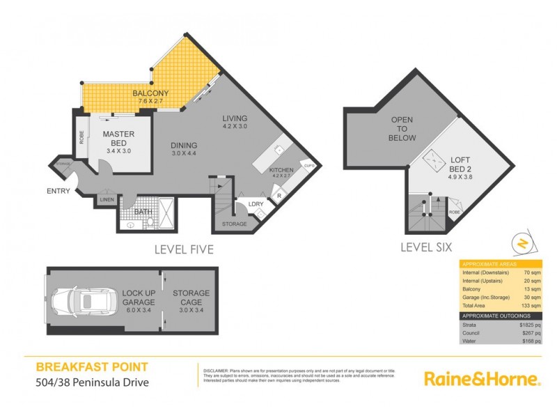 504/38 Peninsula Drive, Breakfast Point NSW 2137 Floorplan