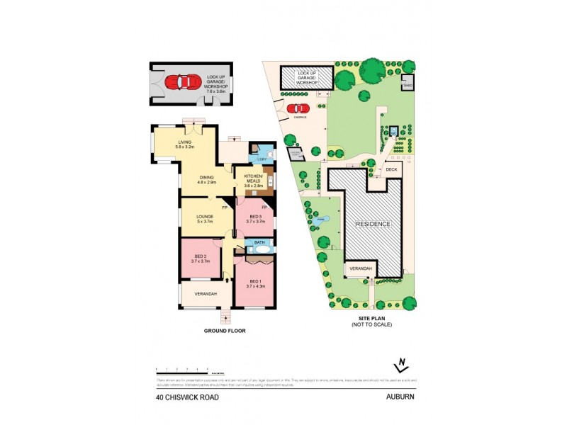 40 Chiswick Road, Auburn NSW 2144 Floorplan