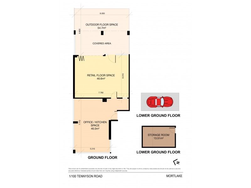 1/100 Tennyson Road, Mortlake NSW 2137 Floorplan