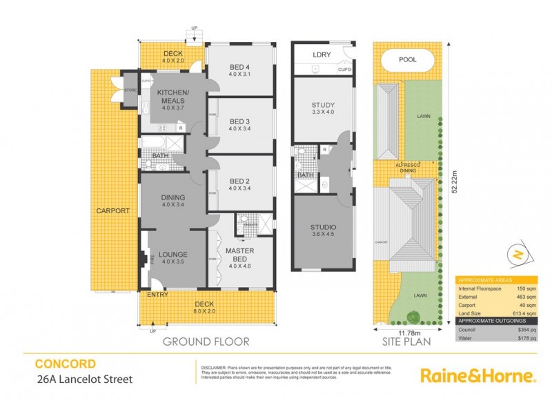 26a Lancelot Street, Concord NSW 2137 Floorplan