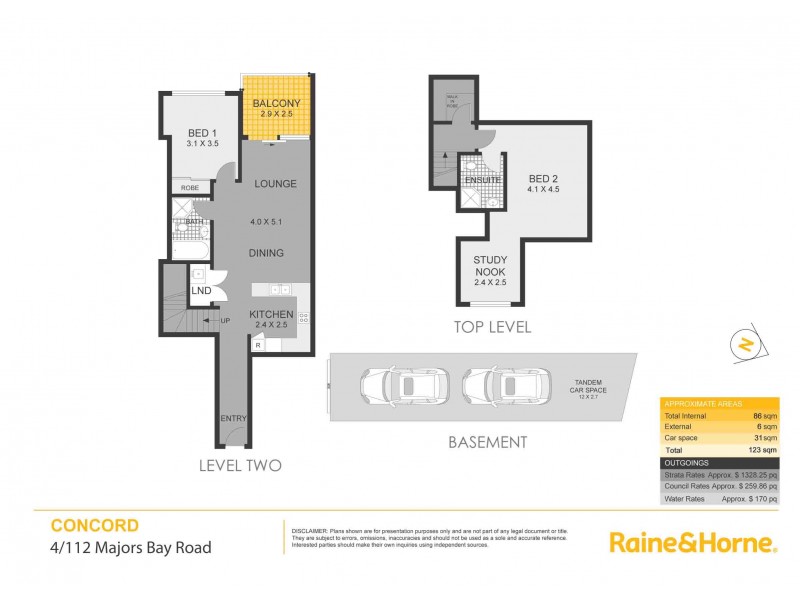 4/112 Majors Bay Road, Concord NSW 2137 Floorplan