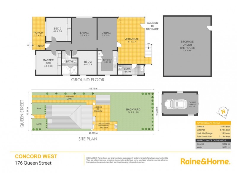 176 Queen Street, Concord West NSW 2138 Floorplan