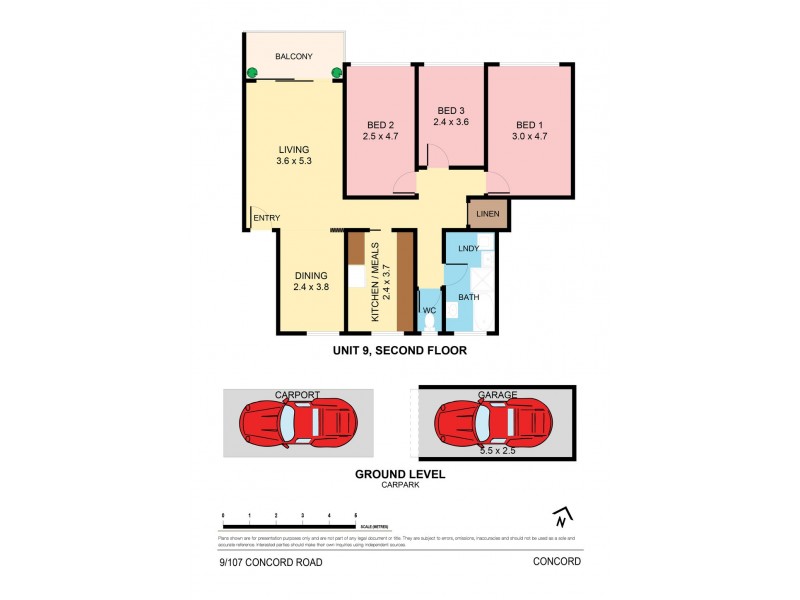 9/107 Concord Road, Concord NSW 2137 Floorplan