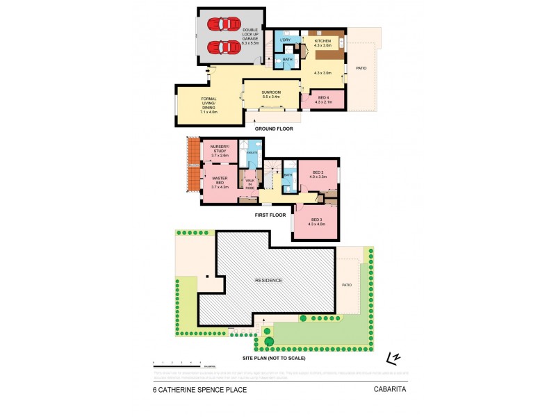 6 Catherine Spence Place, Cabarita NSW 2137 Floorplan