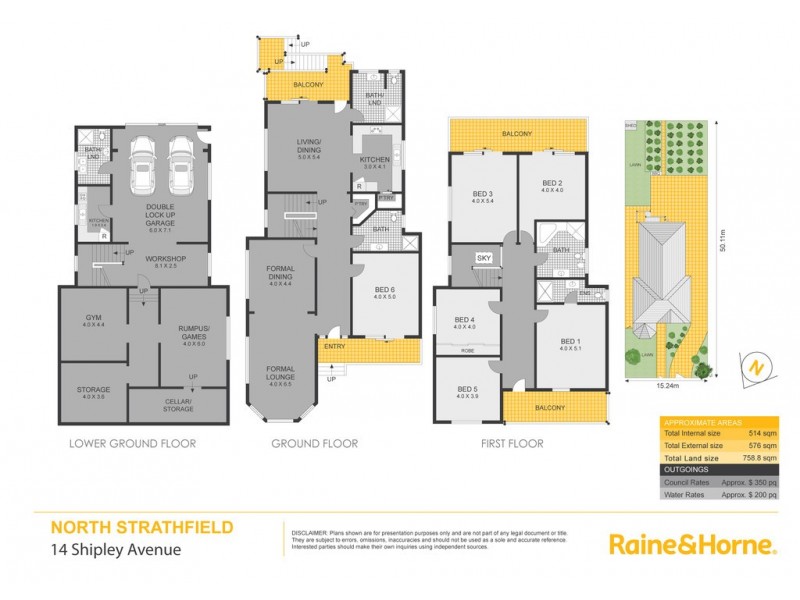 14 Shipley Avenue, North Strathfield NSW 2137 Floorplan