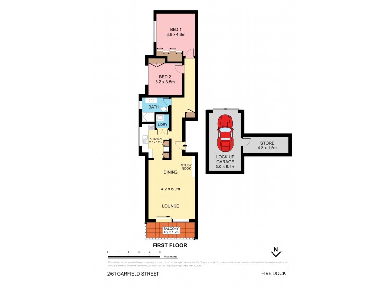 2/61 Garfield Street, Five Dock NSW 2046 Floorplan