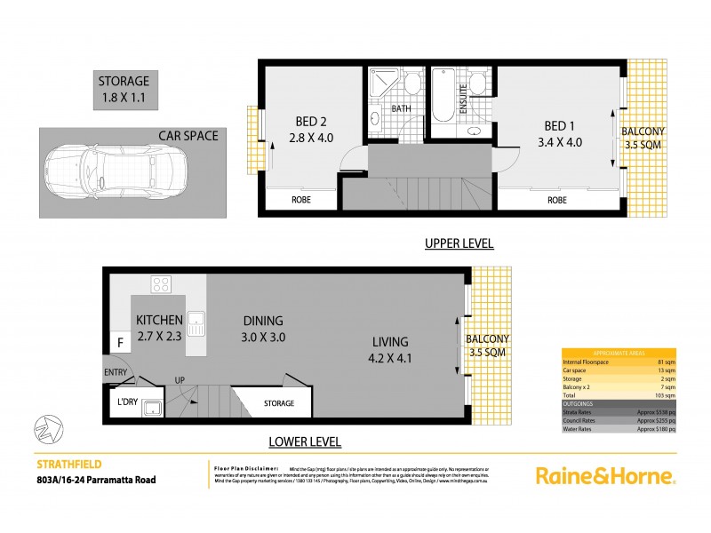 803A/16-24 Parramatta Road, Strathfield NSW 2135 Floorplan