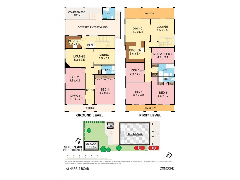 43 Harris Road, Five Dock NSW 2046 Floorplan