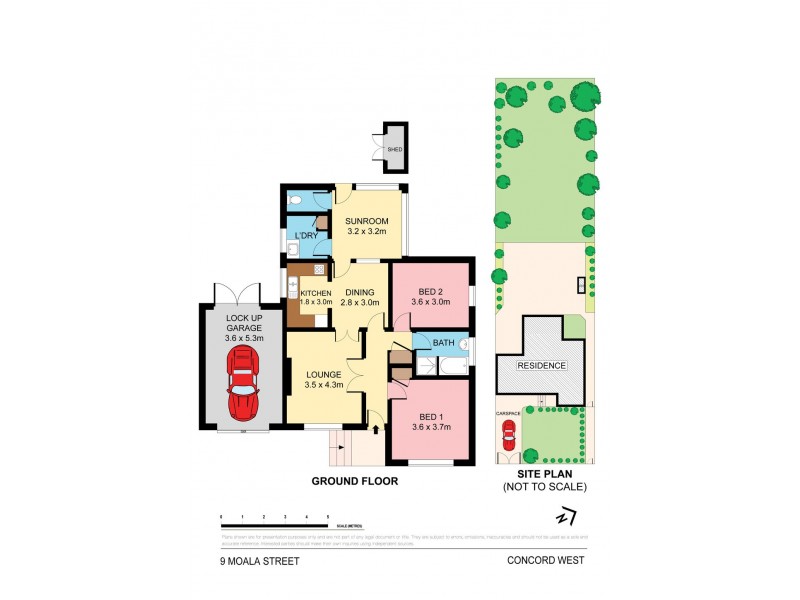9 Moala Street, Concord West NSW 2138 Floorplan
