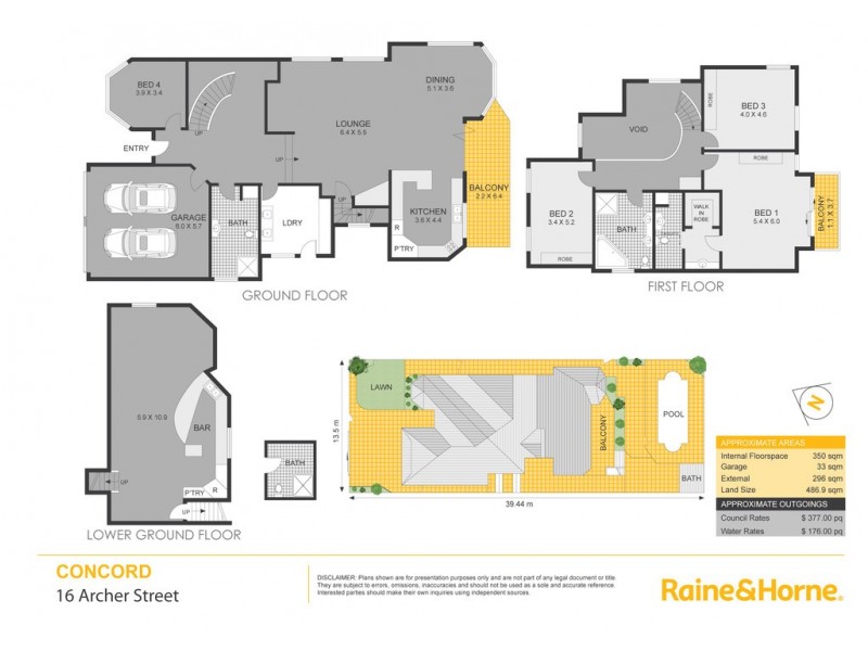 16 Archer Street, Concord NSW 2137 Floorplan