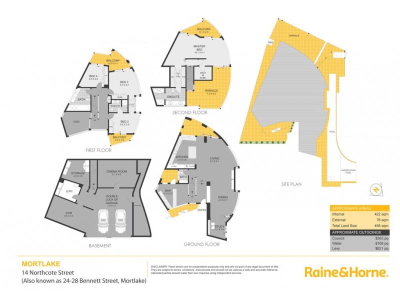 14 Northcote Street, Mortlake NSW 2137 Floorplan