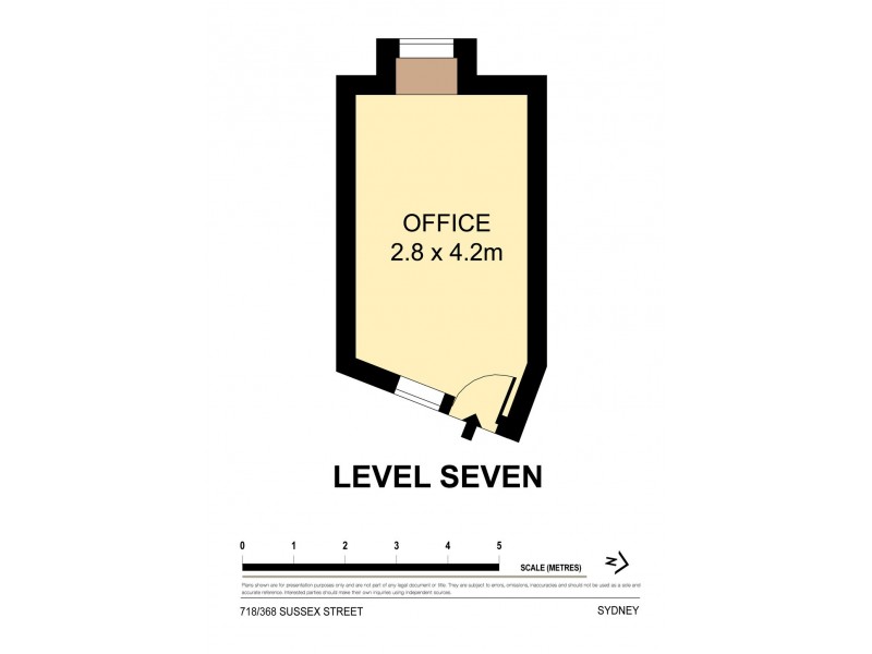 718/368 Sussex Street, Sydney NSW 2000 Floorplan