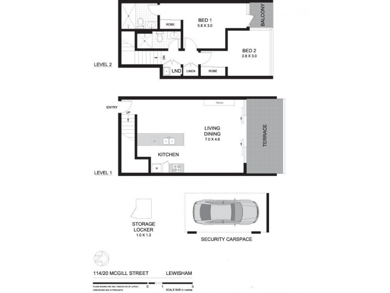 114/20 McGill Street, Lewisham NSW 2049 Floorplan