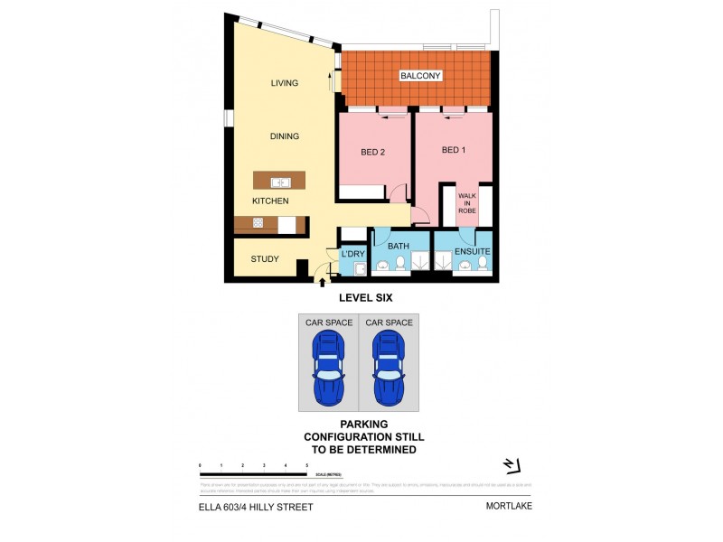 Ella 603/10 Hilly Street ‘Majors Bay’, Mortlake NSW 2137 Floorplan
