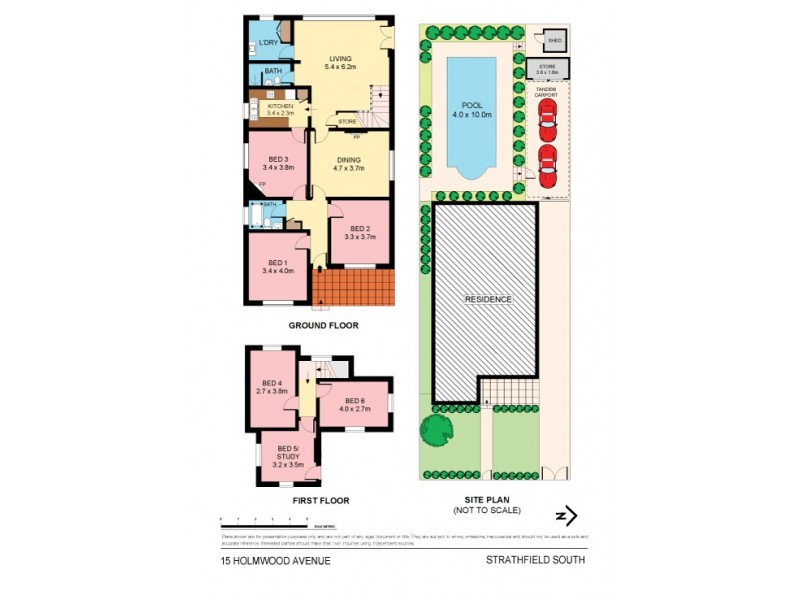 15 Holmwood Avenue, Strathfield South NSW 2136 Floorplan