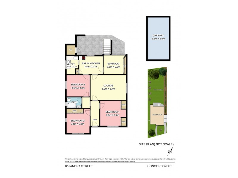 65 Iandra Street, Concord West NSW 2138 Floorplan
