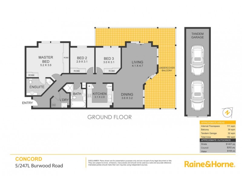 5/247L Burwood Road, Concord NSW 2137 Floorplan