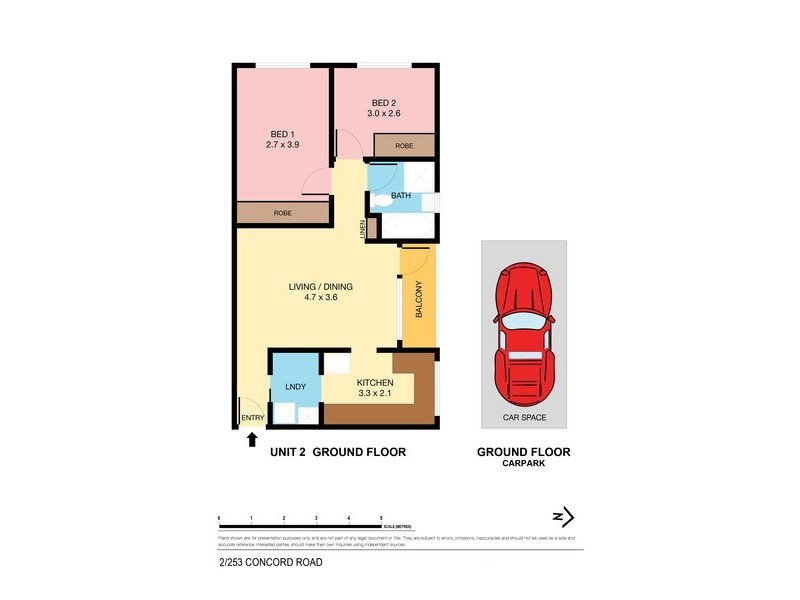 2/253 Concord Road, Concord West NSW 2138 Floorplan