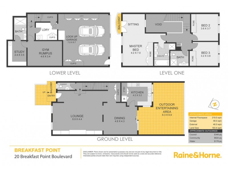 20 Breakfast Point Boulevard, Breakfast Point NSW 2137 Floorplan