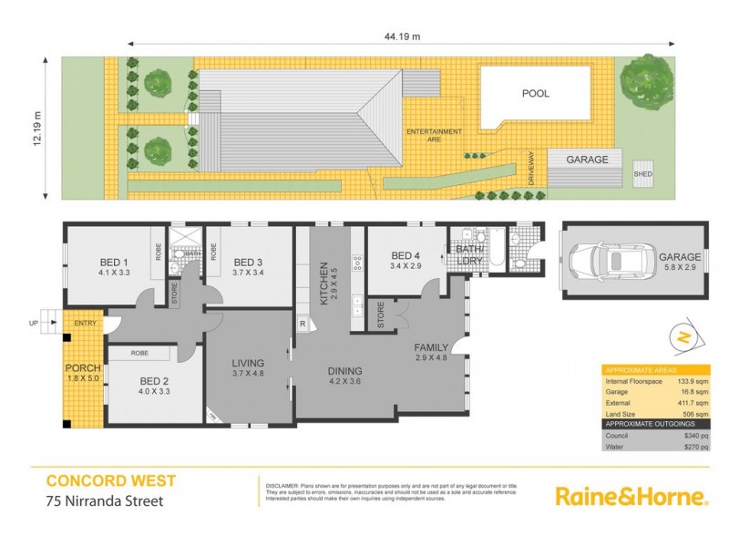 75 Nirranda Street, Concord West NSW 2138 Floorplan