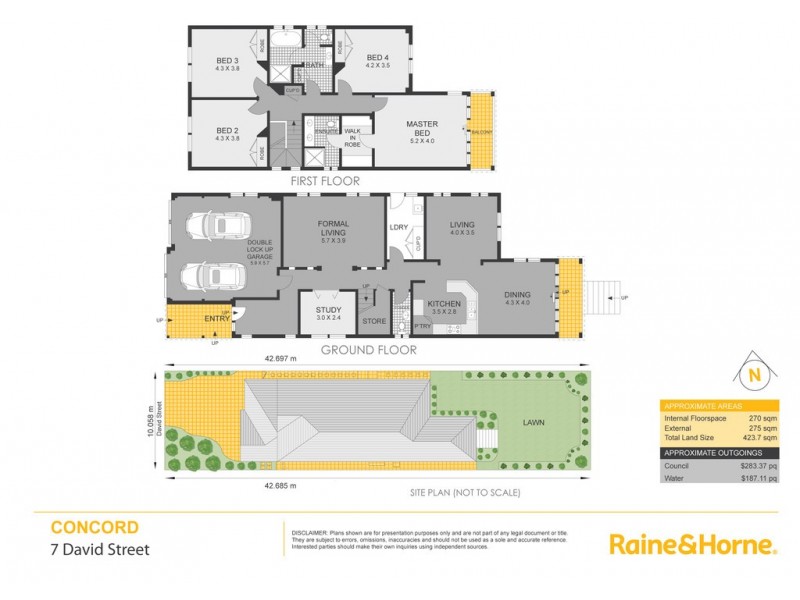 7 David Street, Concord NSW 2137 Floorplan