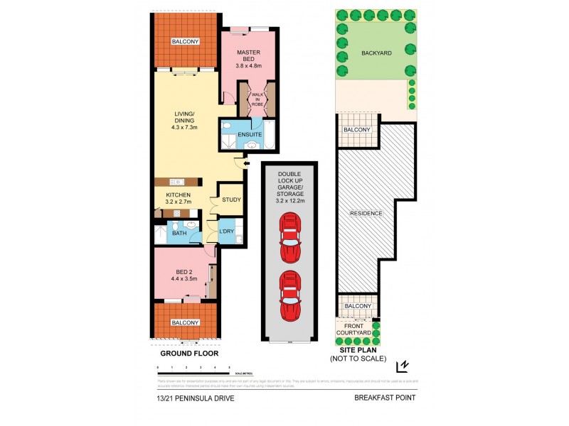 13/21 Peninsula Drive, Breakfast Point NSW 2137 Floorplan